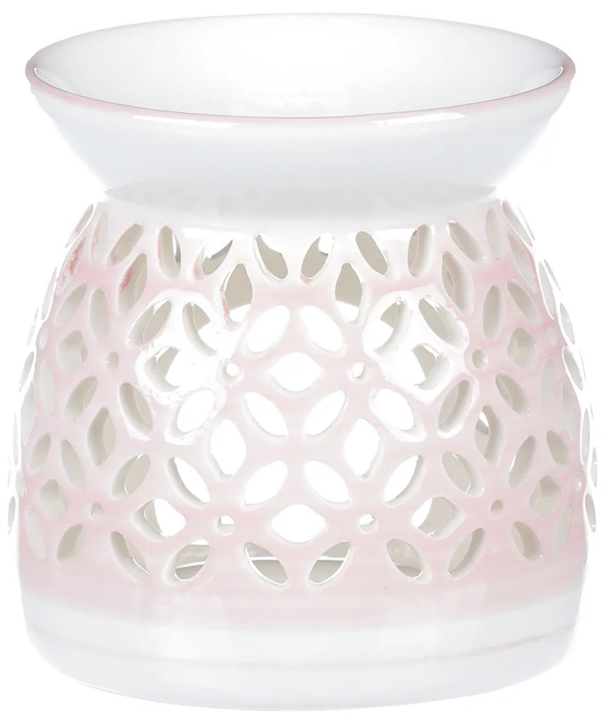 Autronic - Aroma lampa, porcelánová. Růžová barva. - ARK3614 PINK