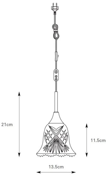 Markslöjd 109012 - Závesný luster LUNA na lanku 1xE14/40W/230V matný chróm