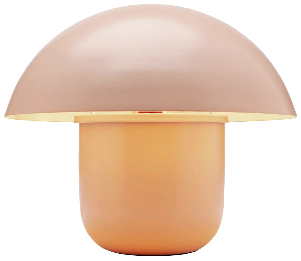 Mushroom stolová lampa broskyňová