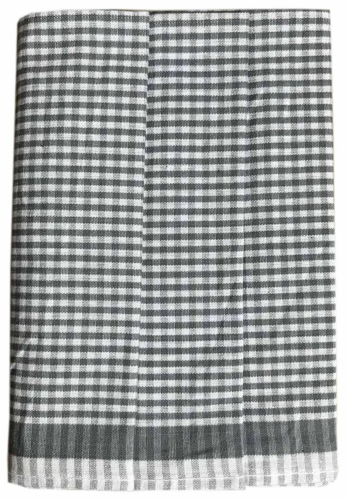 Polášek Károvaná utierka Egypt – 3 ks - č. 43 | Biela / modrá