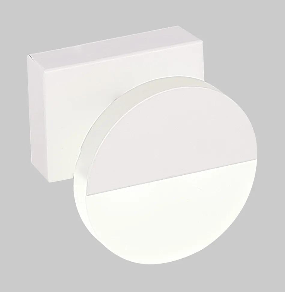 CLX Moderné LED nástenné osvetlenie ARAGON, 1x3W, denná biela, biele