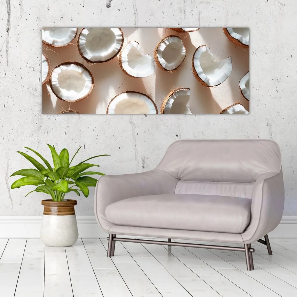Obraz - Kokosové orechy (120x50 cm)