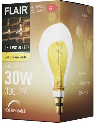 LED žiarovka FLAIR E27 / 4 W ( 30 W ) 330 lm 2700 K číra/amber
