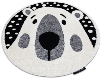 Koberec JOY Teddy krém / čierny
