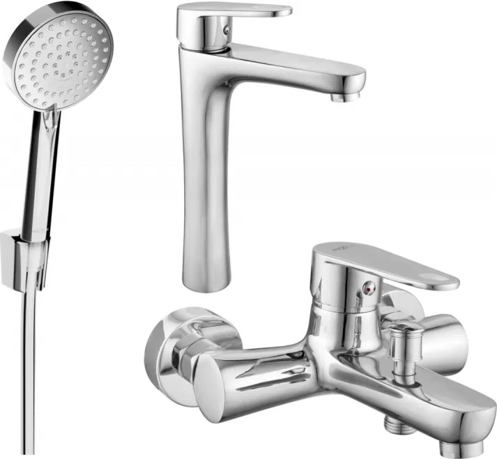 Mexen Kama R75 vaňová súprava, chróm - 72513R75-00