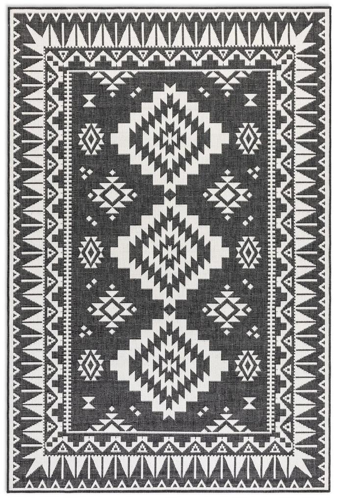 ELLE Decoration koberce Kusový koberec Gemini 106019 Black z kolekcie Elle – na von aj na doma - 200x290 cm