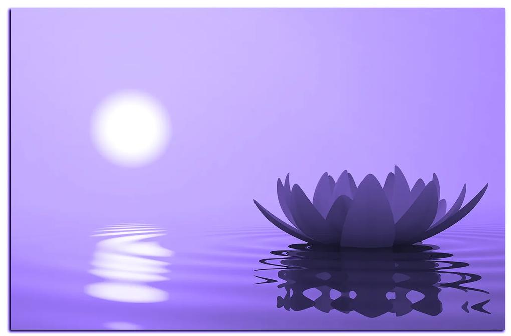 Obraz na plátne - Zen lotus 1167VA (100x70 cm)