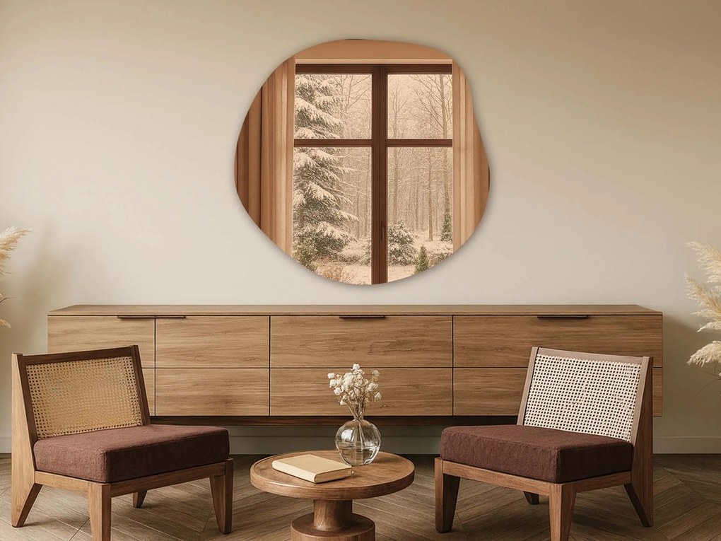 Bronzové zrkadlo Base B30 70×68