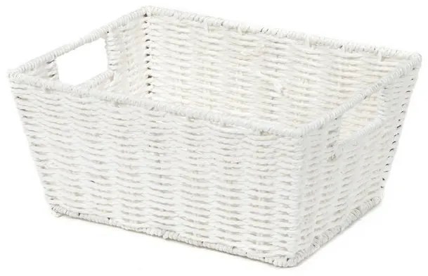 Pletený košík Compactor 31 x 24 x 14 cm, čierna