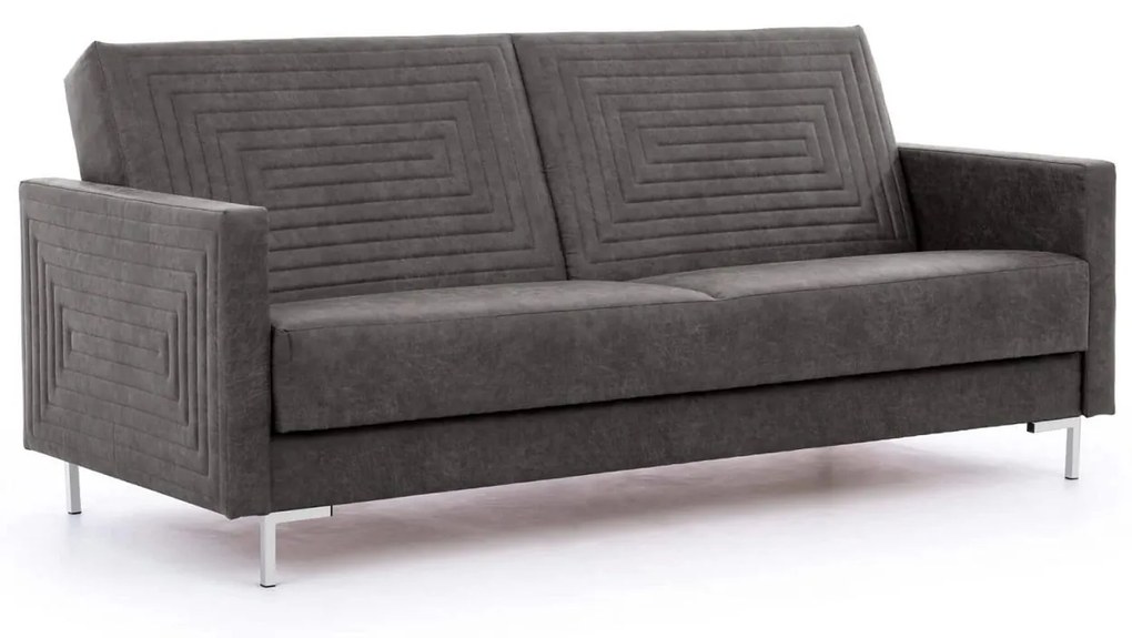 Elegantná pohovka Vosta II, tmavo sivá Manila