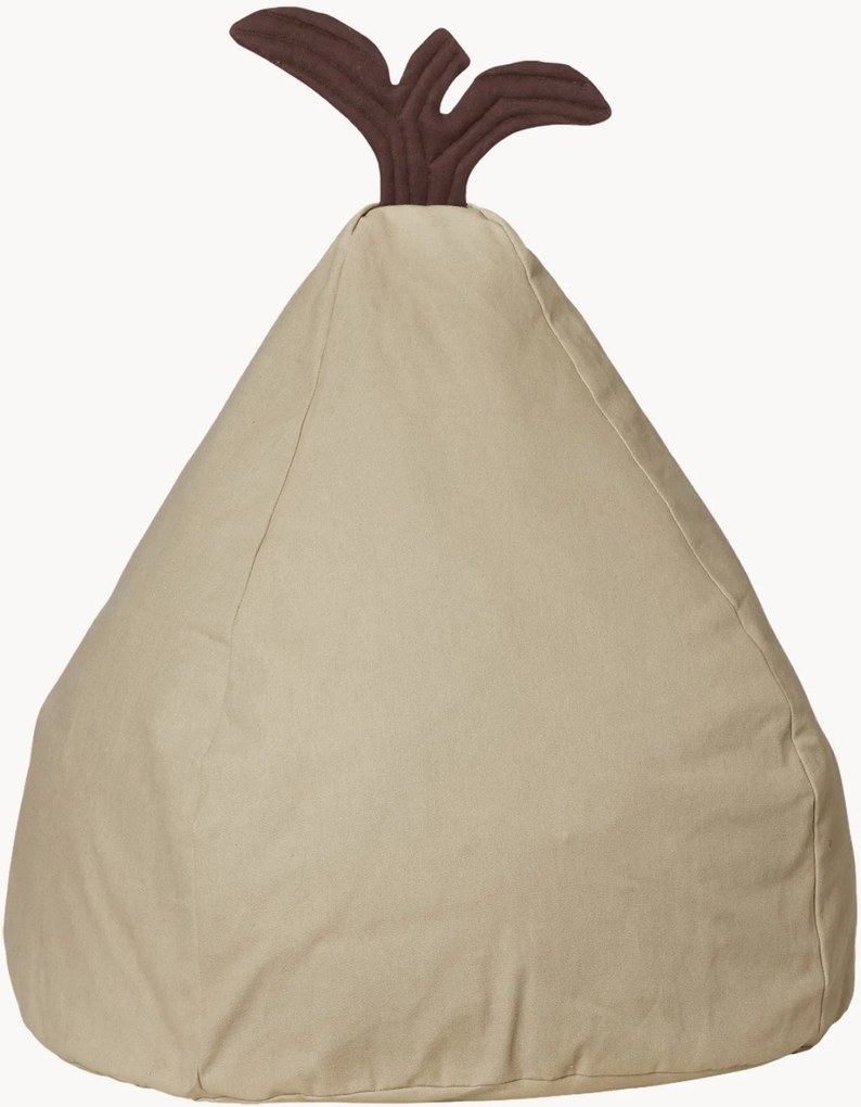 Sedací vak z organickej bavlny Pear Bean
