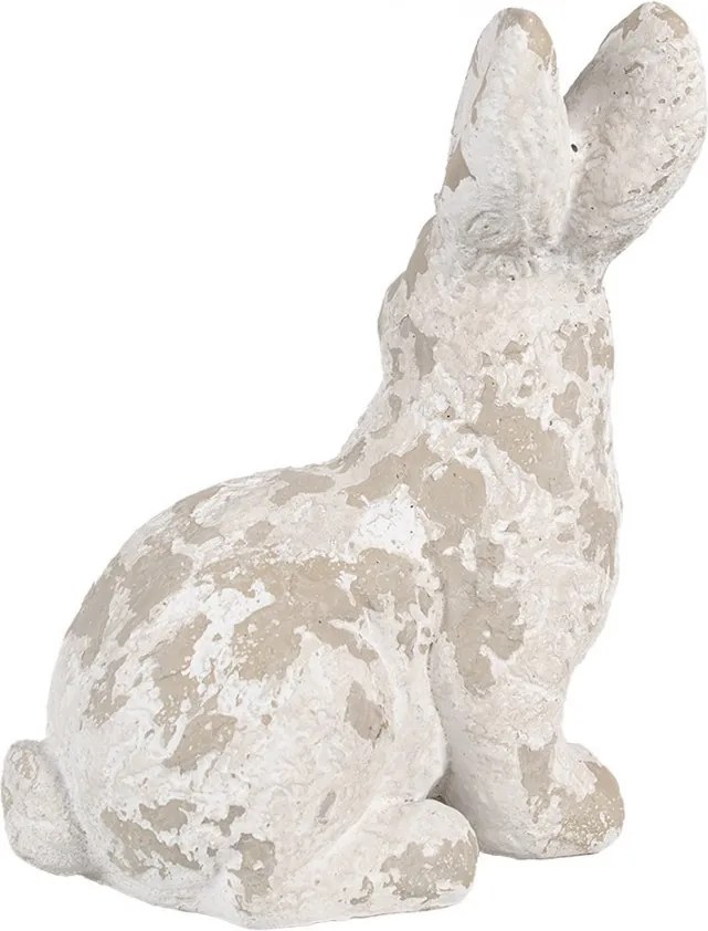 Béžová antik dekoratívna figúrka králik - 29*19*39 cm