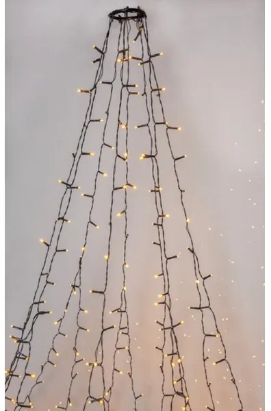 Eglo 410816 - LED Vonkajšia vianočná reťaz GOLDEN 360xLED 2m IP44 teplá biela