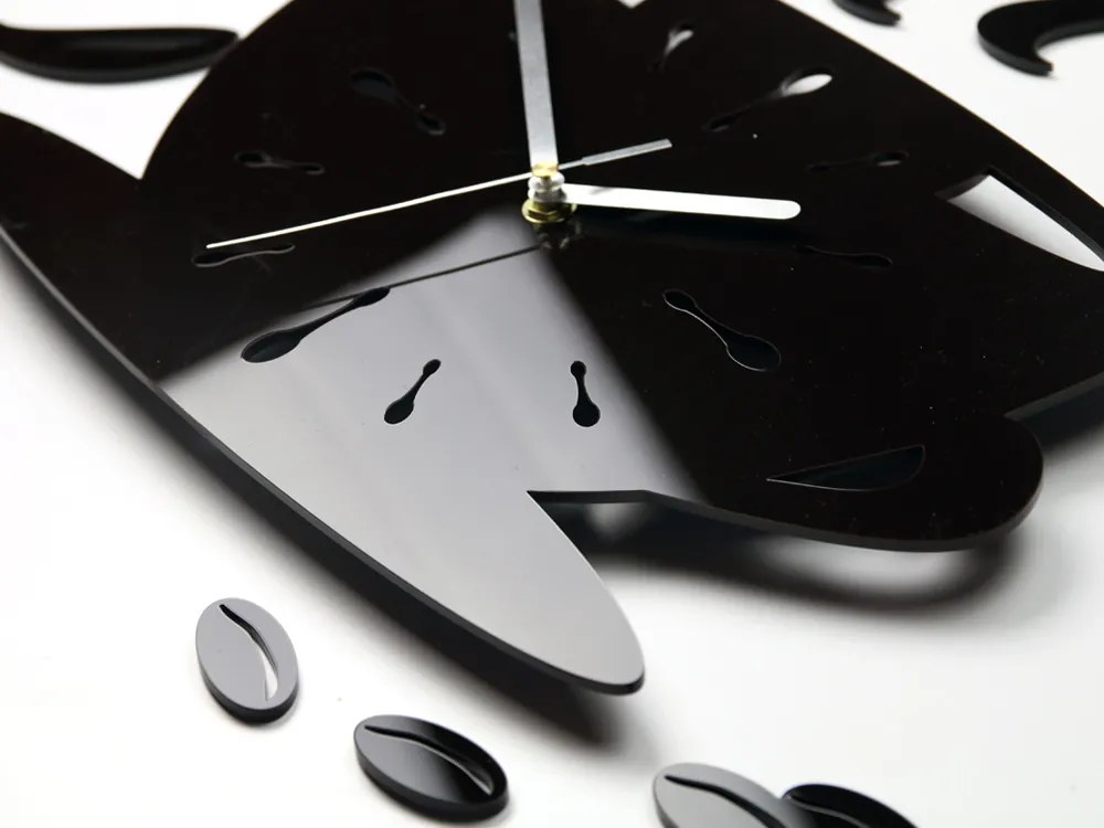 Moderné nástenné hodiny Cup Clock NH015