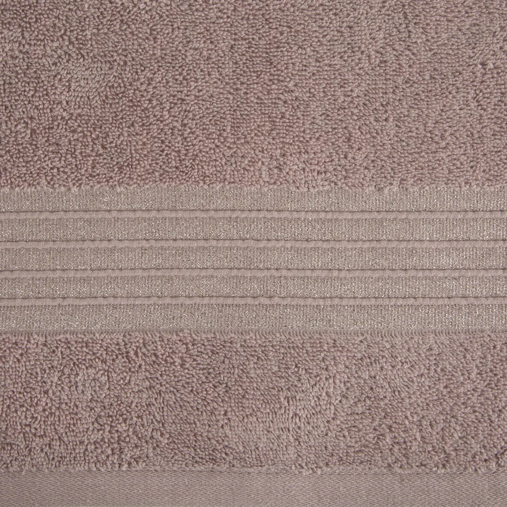 BAVLNENÝ UTERÁK LILA SADA 6KS 50X90 CM PUDROVÁ