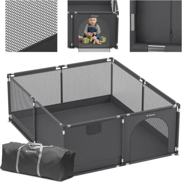 Detská ohrádka Cozy 25 grafitová