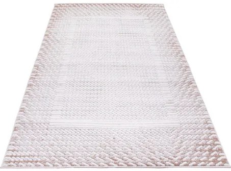 Koberec BUTIK 355 krémový / hnedý