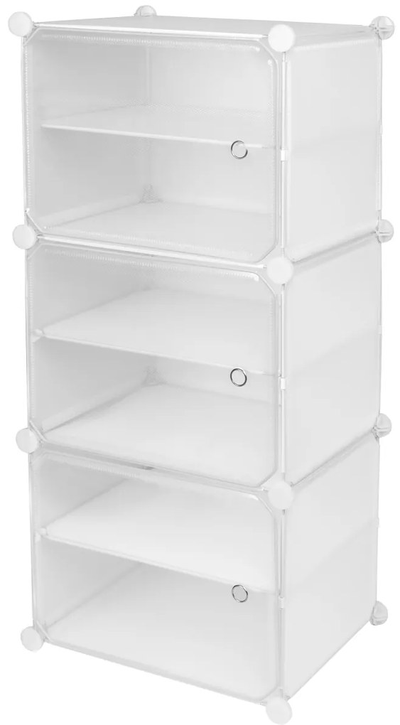 Modulárny botník POLA biely