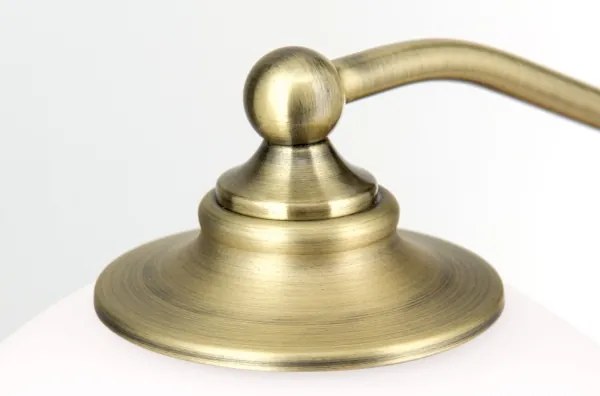 Orion LA 4-1213/1 - Stolná lampa OLD LAMP 1xE27/40W/230V biela/mosadz