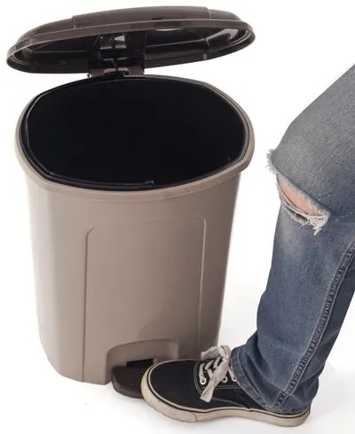 Orion Kôš odp. UH s pedálom 21 l kávovo hnedá, 21 l