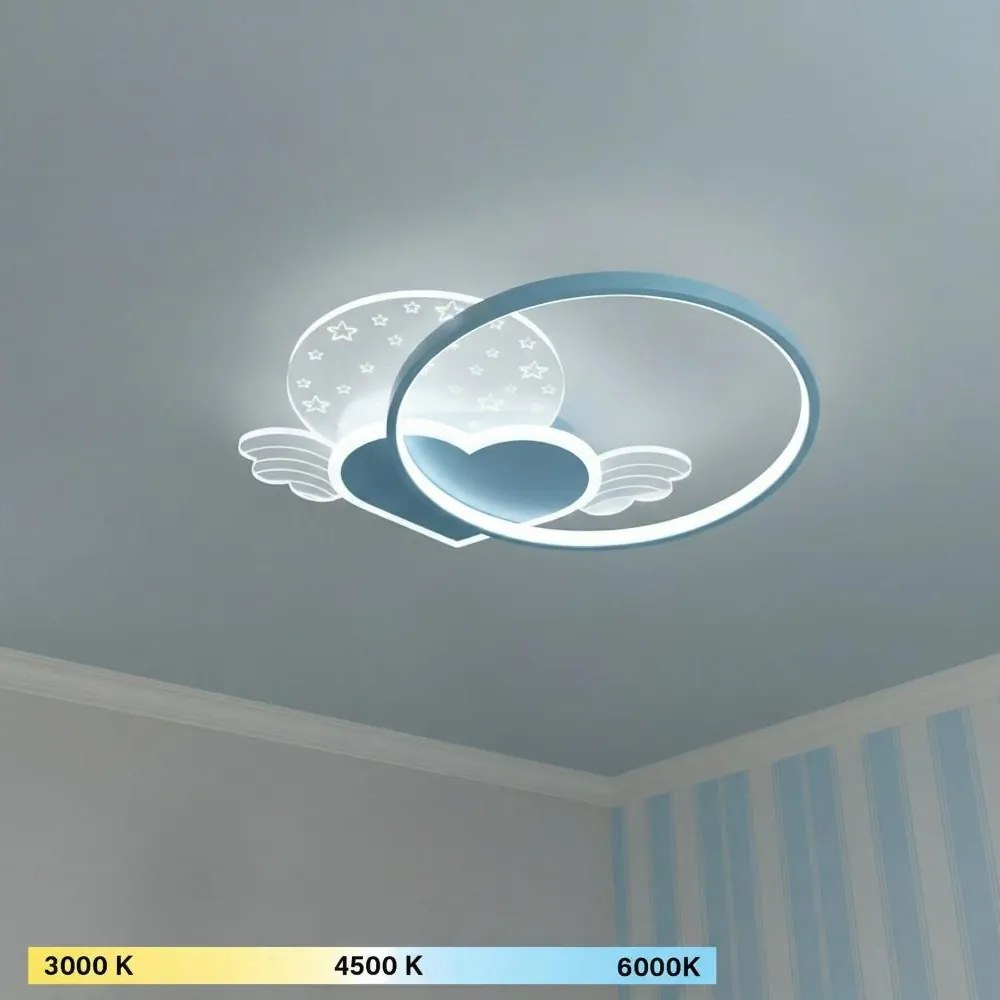 Brilagi - LED Detské stropné svietidlo LOVE LED/48W/230V 3000/4500/6000K modré