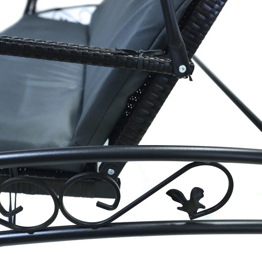 Rojaplast RATTAN záhradná hojdačka