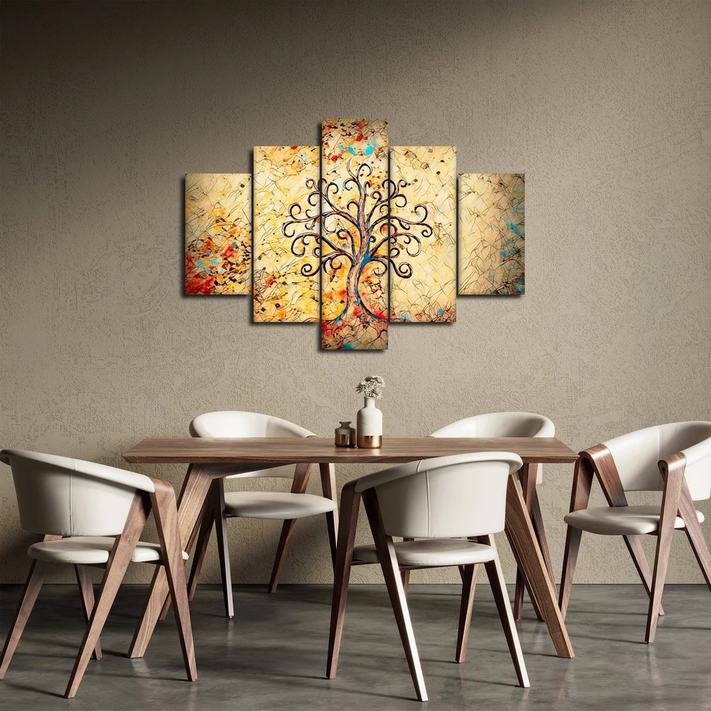 Obraz - Mozaikový strom života (150x105 cm)