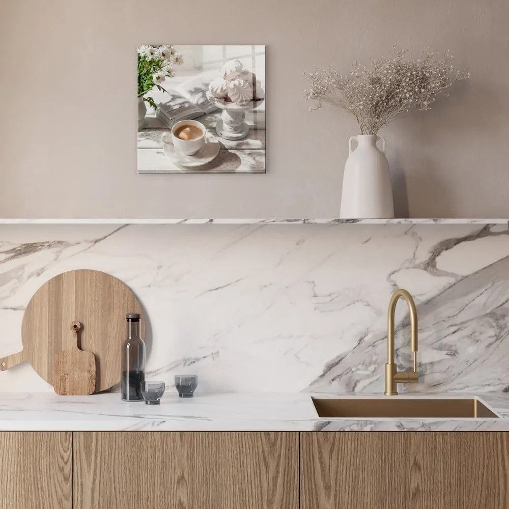 Sklenený obraz 30x30 cm Meringue – Styler