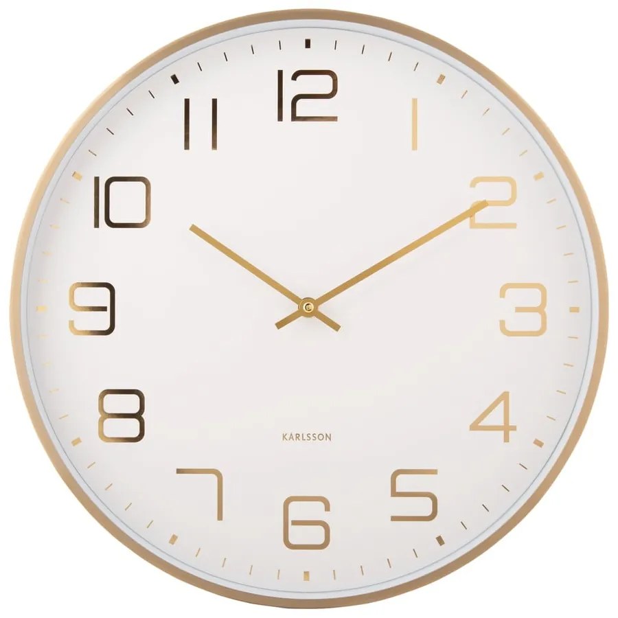 Nástenné hodiny ø 40 cm Elegance Glow – Karlsson