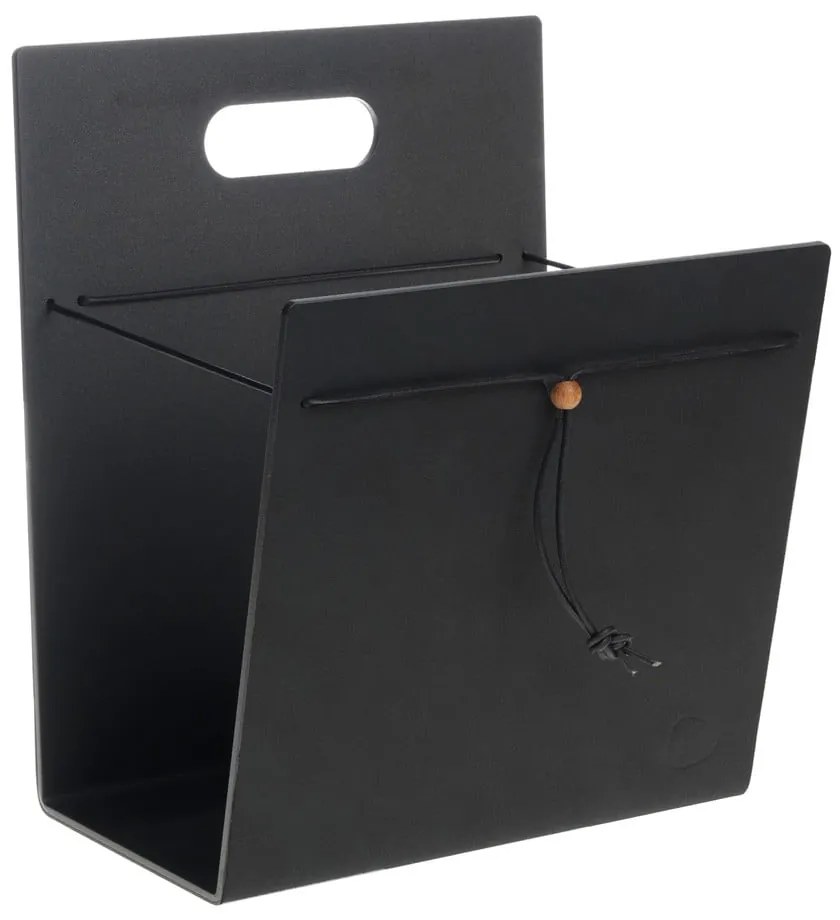 Kovový/z eko kože stojan na časopisy Nupo M – LIND DNA