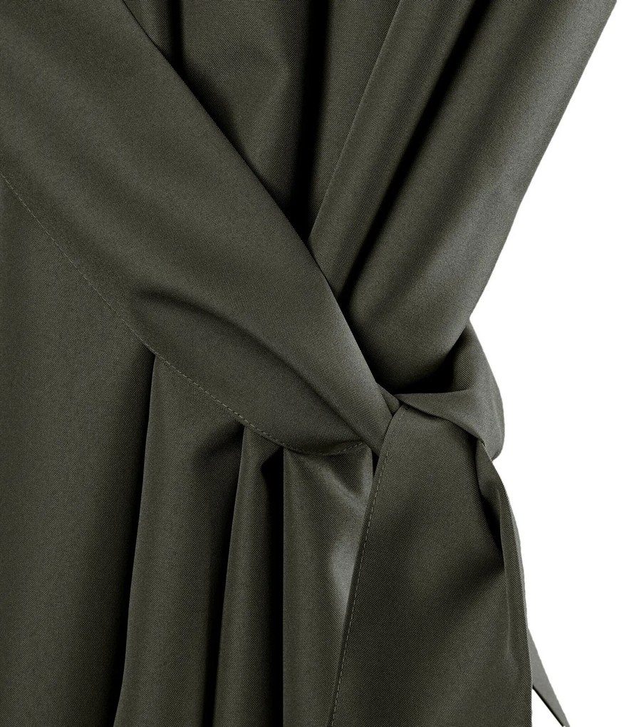 ZÁHRADNÝ VODEODOLNÝ ZÁVES NA PÚTKACH GARDEN 155X220 CM GRAFITOVÁ