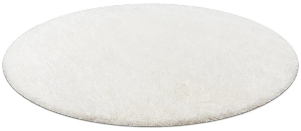 Koberec BUENOS kruh 7001 shaggy, biely