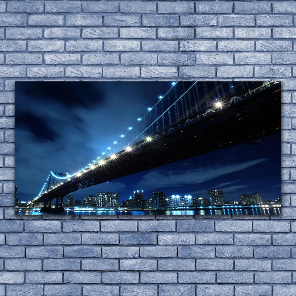 Obraz plexi Most mesto architektúra 120x60 cm