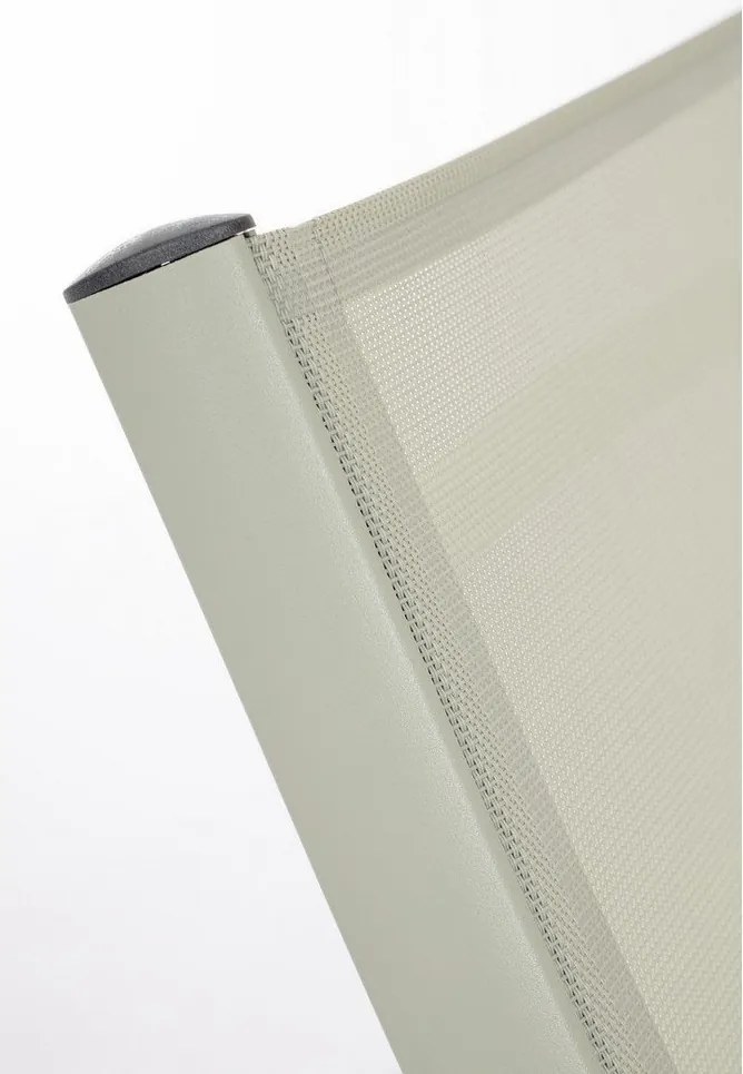 Taupe kovové záhradné ležadlo Taylor – Bizzotto