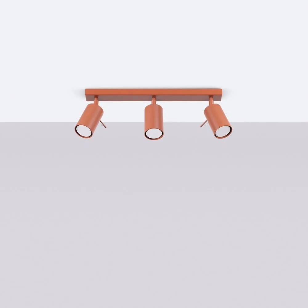 Bodové svietidlo v tehlovej farbe 6x45 cm Etna – Sollux