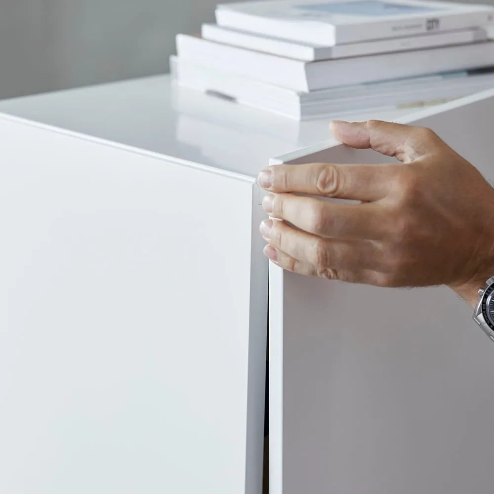 Biela vysoká komoda 91x103 cm Edge by Hammel - Hammel Furniture