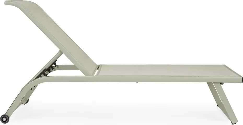 Taupe kovové záhradné ležadlo Taylor – Bizzotto