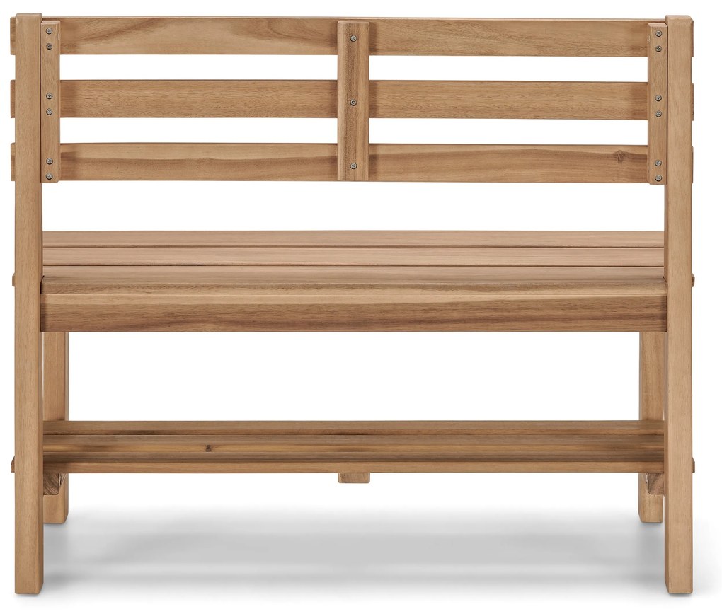 Záhradná lavička »Lenja« s poličkou