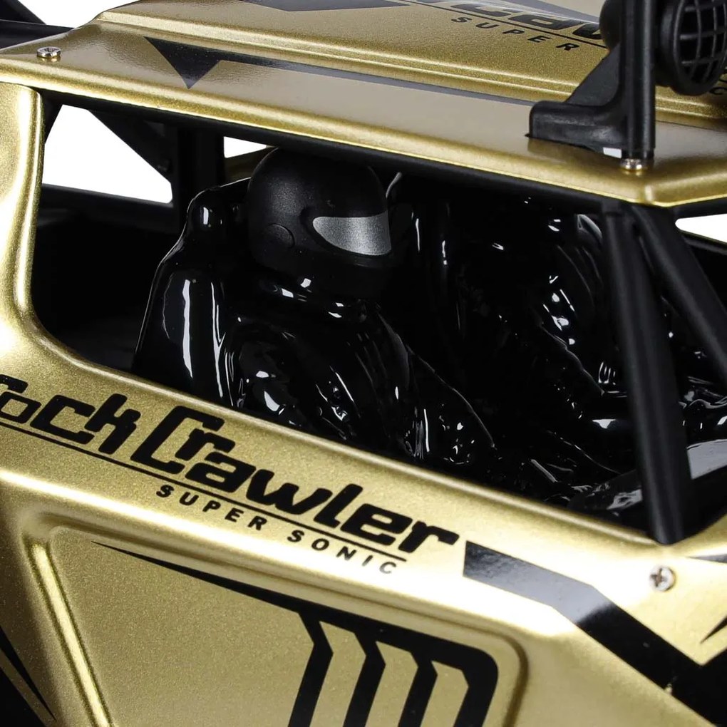 KIK RC Rock Crawler auto na diaľkové ovládanie 1:8, 4x4, zlaté