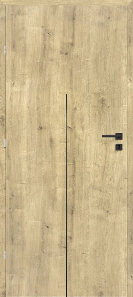 Classen CPL Interiérové dvere 70 L, 746 × 1985 mm, CPL laminát, ľavé, dub Hamilton, plné
