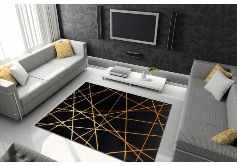 Kusový koberec Lauri čierny 160x220cm