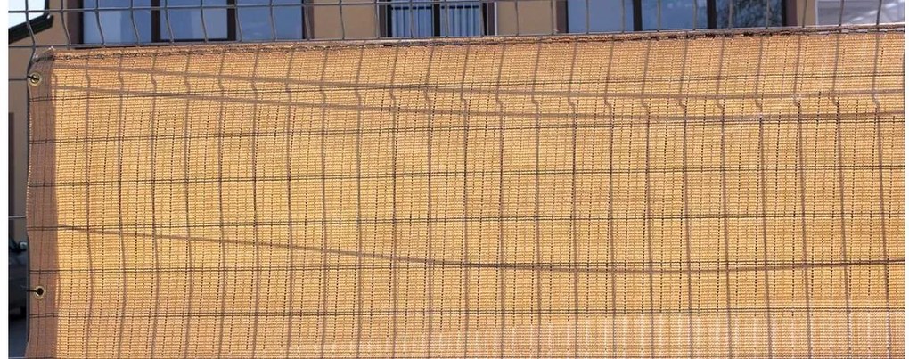 Bestent Pletená balkónova zástena 1x5m 85% krémová