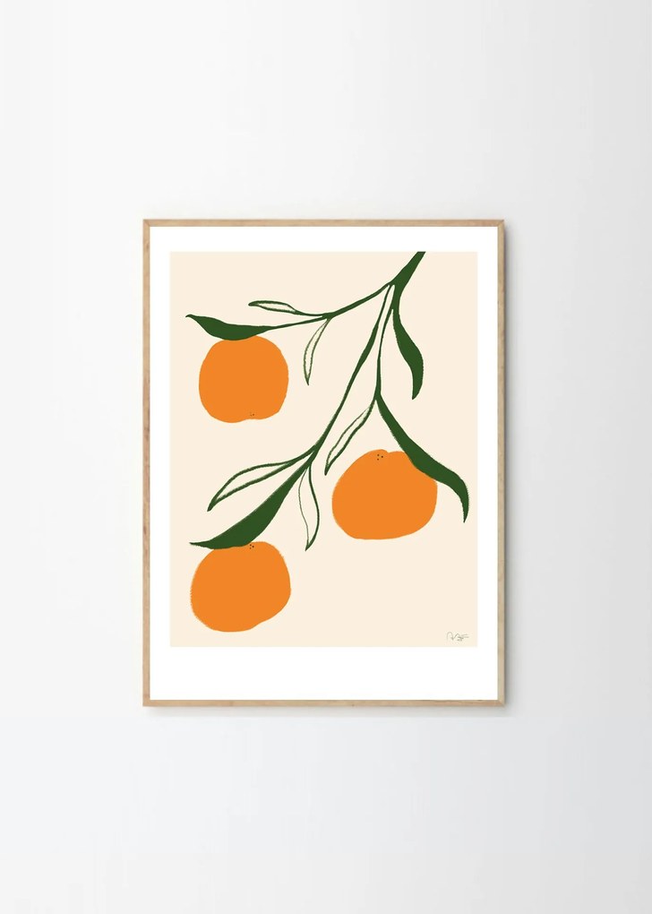 THE POSTER CLUB Autorský plagát Orange by Anna Mörner 30 x 40 cm