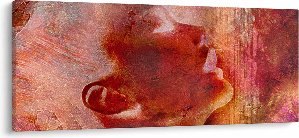 Obraz - Profil ženskej tváre (120x50 cm)