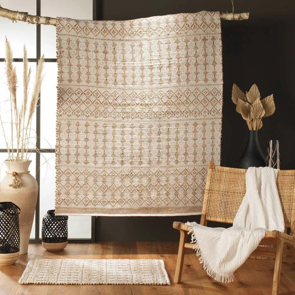 Krémový koberec 60x90 cm Orya – douceur d'intérieur