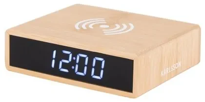 Karlsson 5934 LED budík/hodiny s nabíjaním 10,5 cm