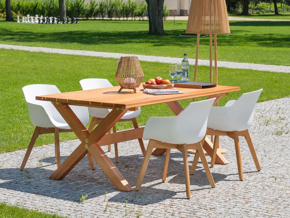 Velt Faro ratanová stolová súprava 1+6