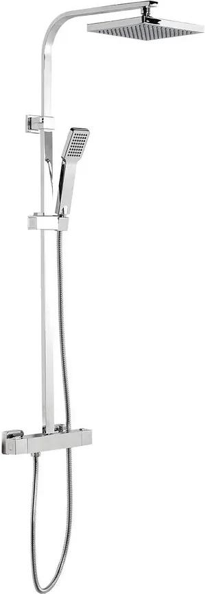 Jane 1202-10 sprchový stĺp s termostatickou batériou, hranatý, chróm