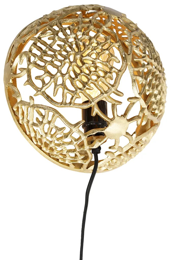 Art Deco nástenná lampa zlatá - Maro