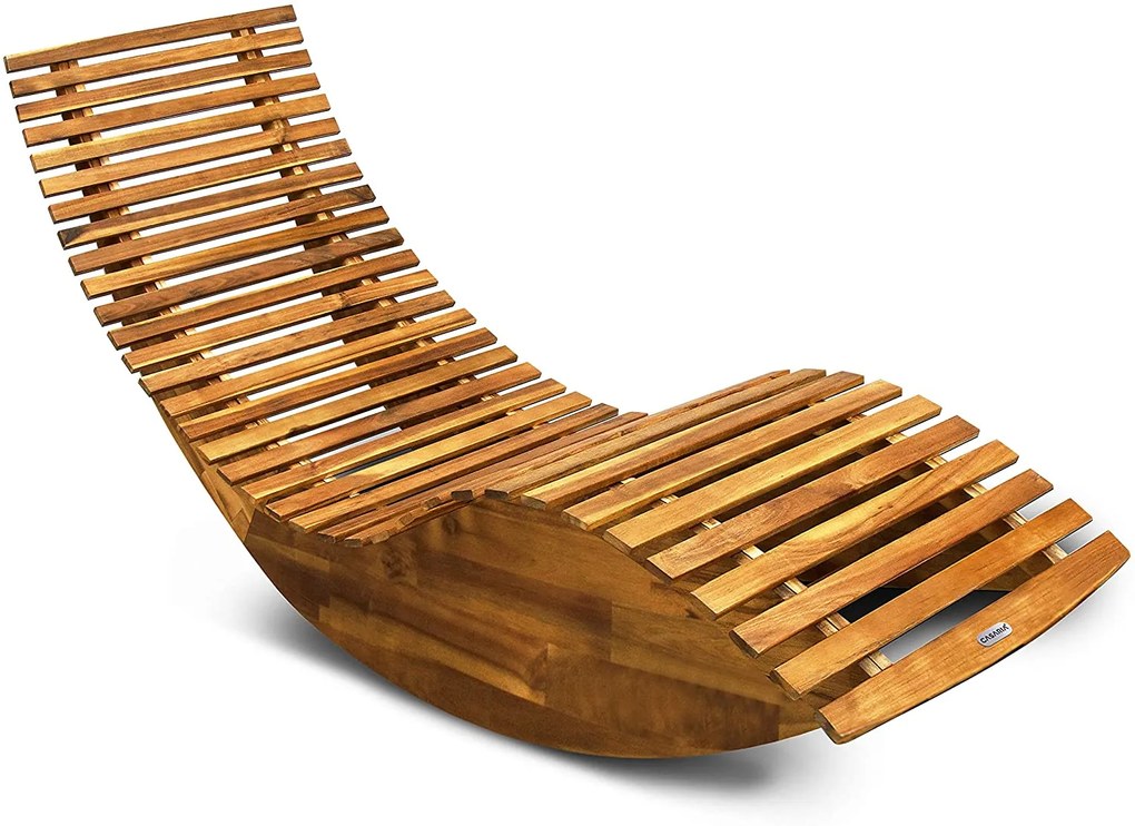 Záhradné ergonomické lehátko - agát